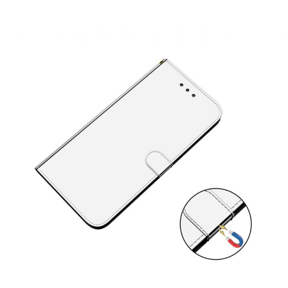 Flipové Pouzdro Na Realme GT 5G Kryt Na Zrcadlo Z Umělé Kůže
