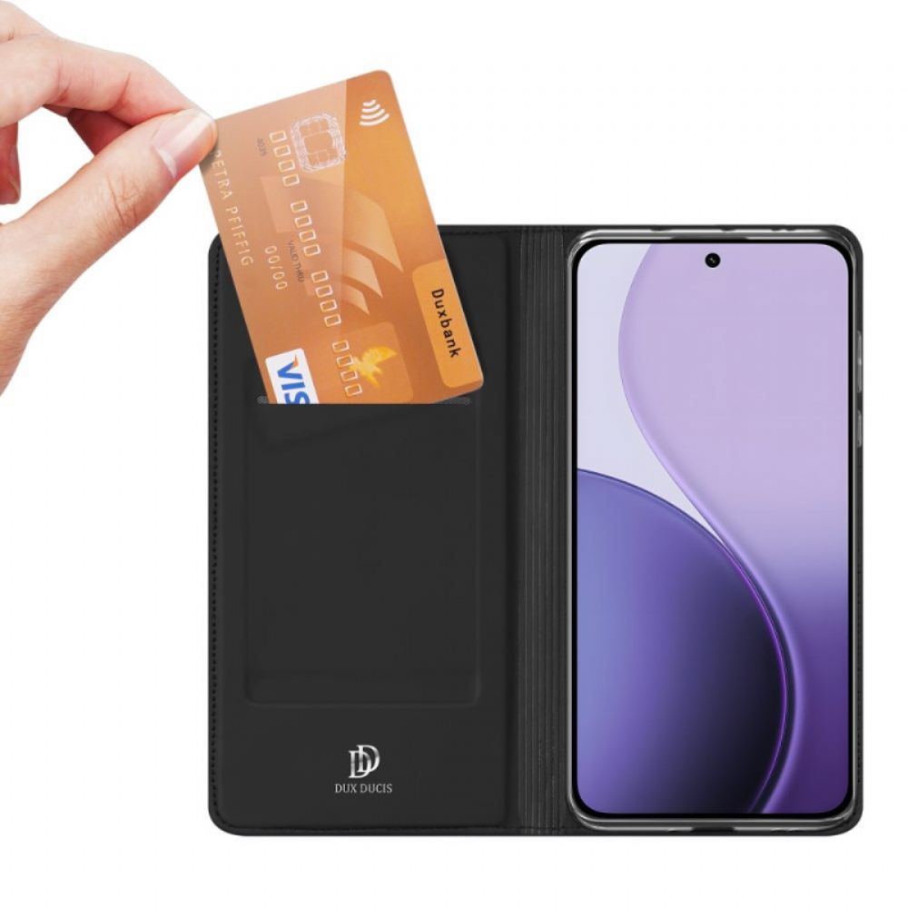 Kožené Pouzdro Folio Oppo Reno 14 Pro 5g Dux Duci