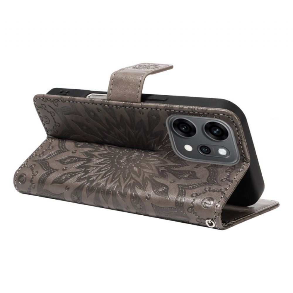 Kožený Kryt Na Oppo Reno 14 Pro 5g Mandala