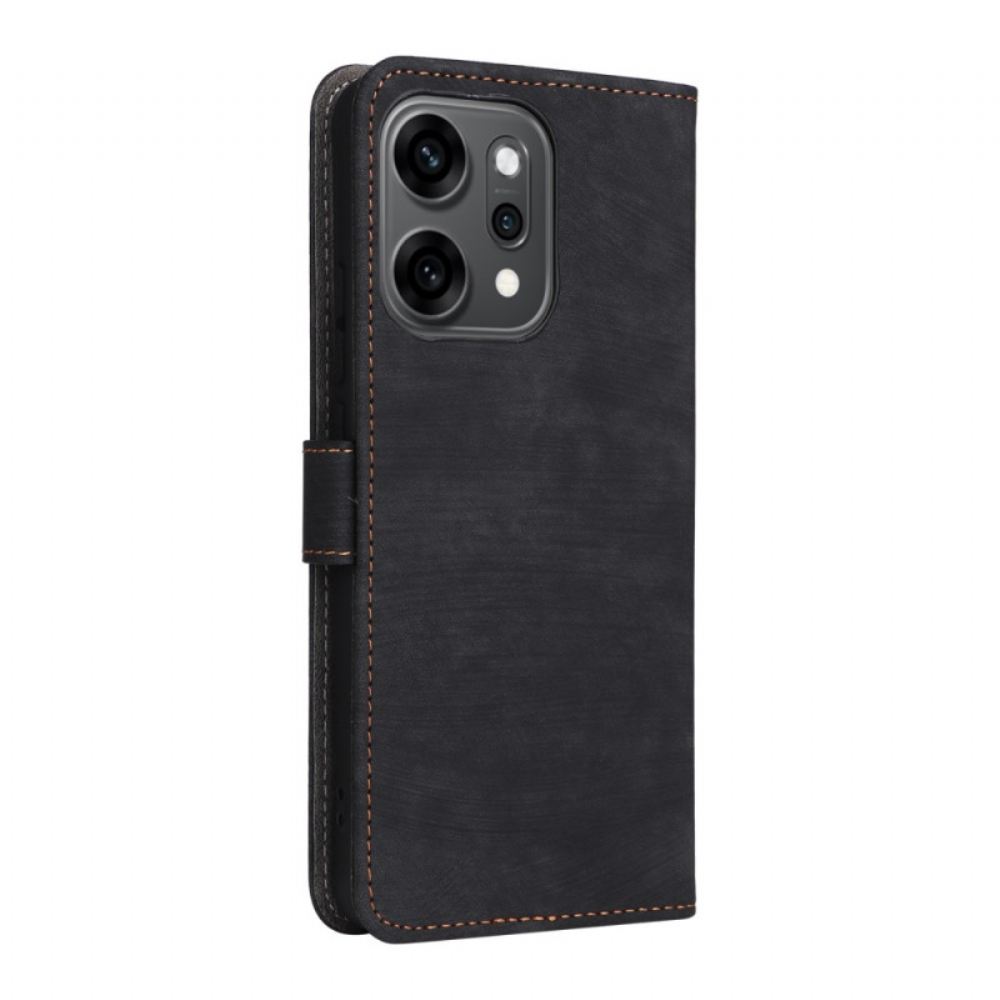 Peněženková Pouzdra Oppo Reno 14 Pro 5g Kryty Na Mobil Rfid Blokování S Řemínkem