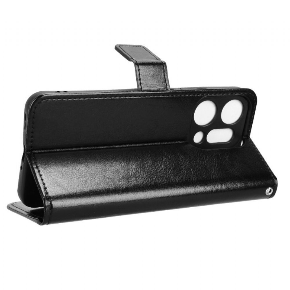 Peněženková Pouzdra Oppo Reno 14 Pro 5g Okázalá Umělá Kůže