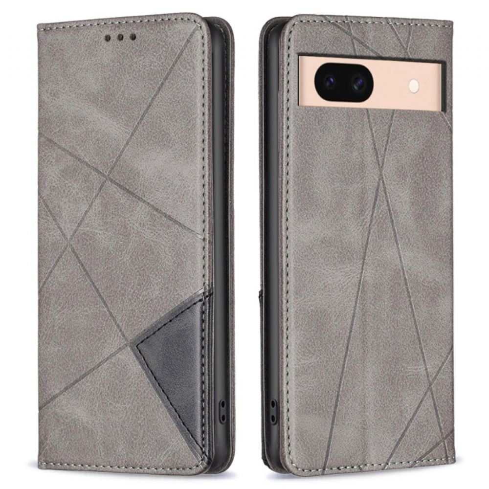 Kožené Pouzdro Folio Google Pixel 8a Geometrie