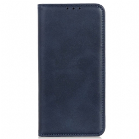 Kožené Pouzdro Folio Google Pixel 8a Klasická Štípaná Kůže