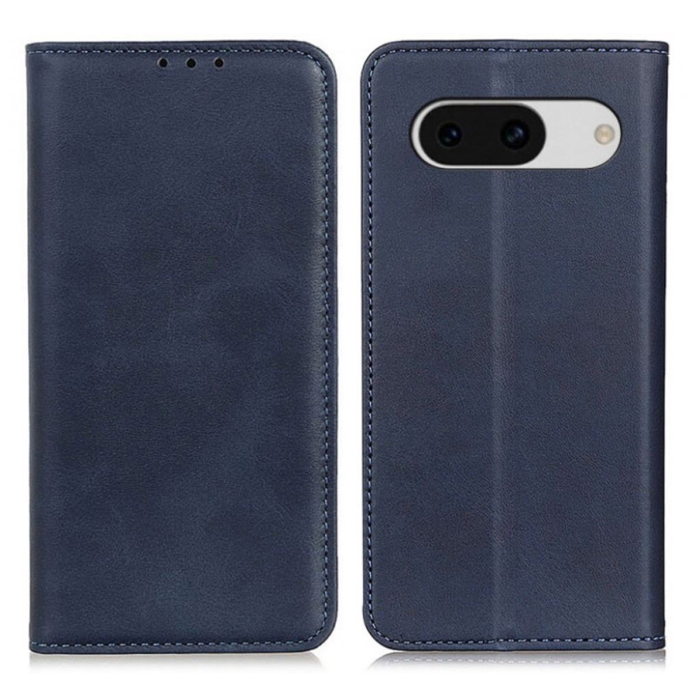 Kožené Pouzdro Folio Google Pixel 8a Klasická Štípaná Kůže