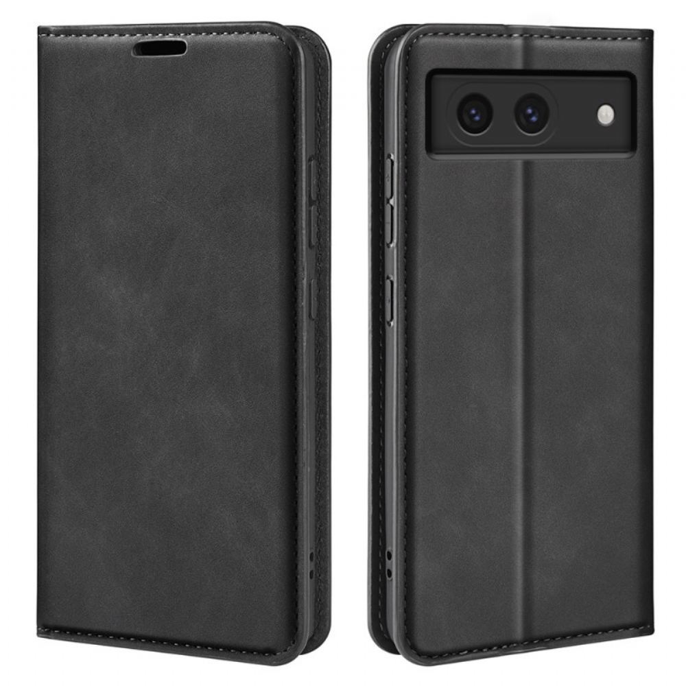 Kožené Pouzdro Folio Google Pixel 8a Klasika