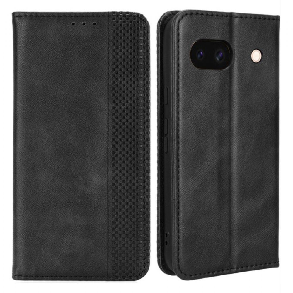 Kožené Pouzdro Folio Google Pixel 8a Retro Peněženka