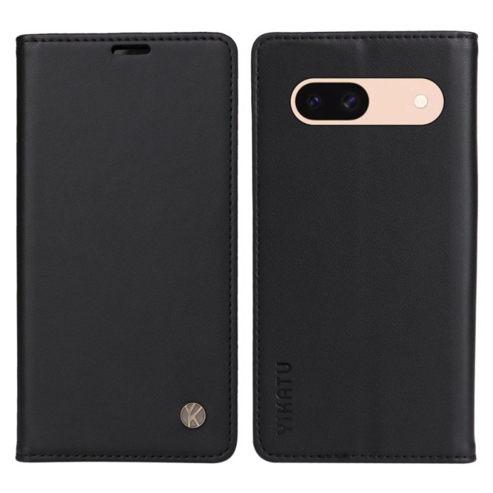 Kožené Pouzdro Folio Na Google Pixel 8a Yikatu