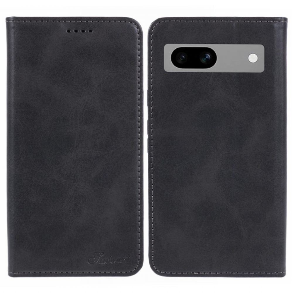 Kožené Pouzdro Google Pixel 8a Kryty Na Mobil Efekt Kůže Suteni