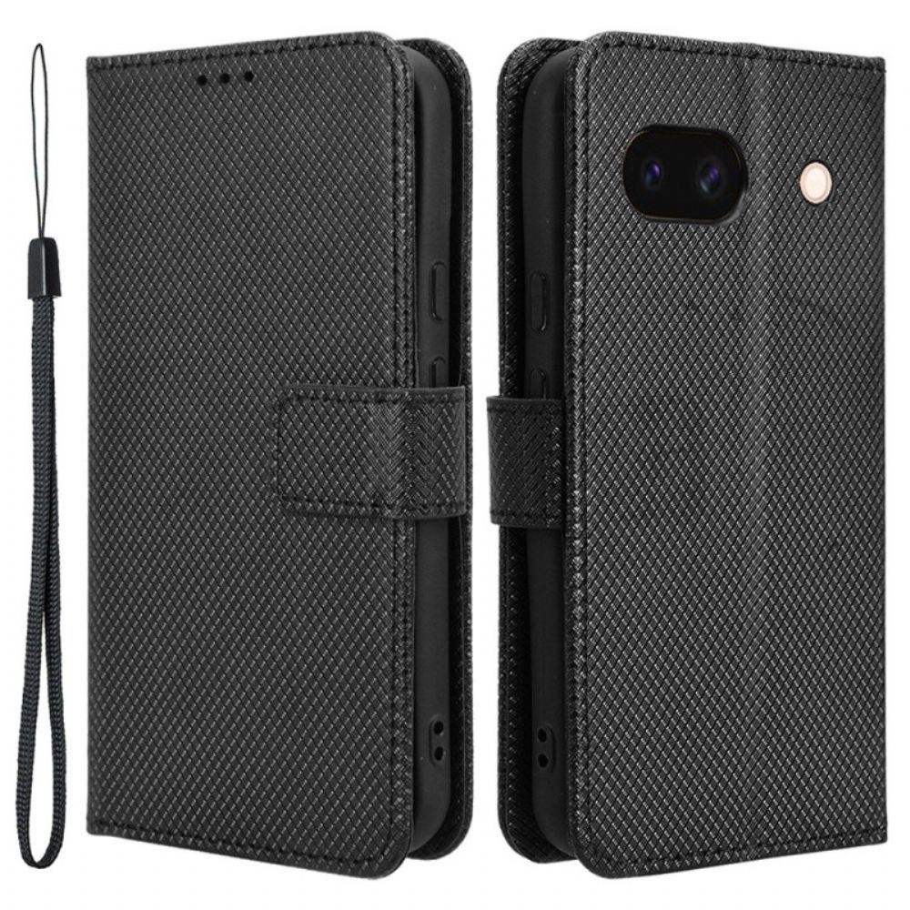 Kožený Kryt Google Pixel 8a Pásek S Texturou