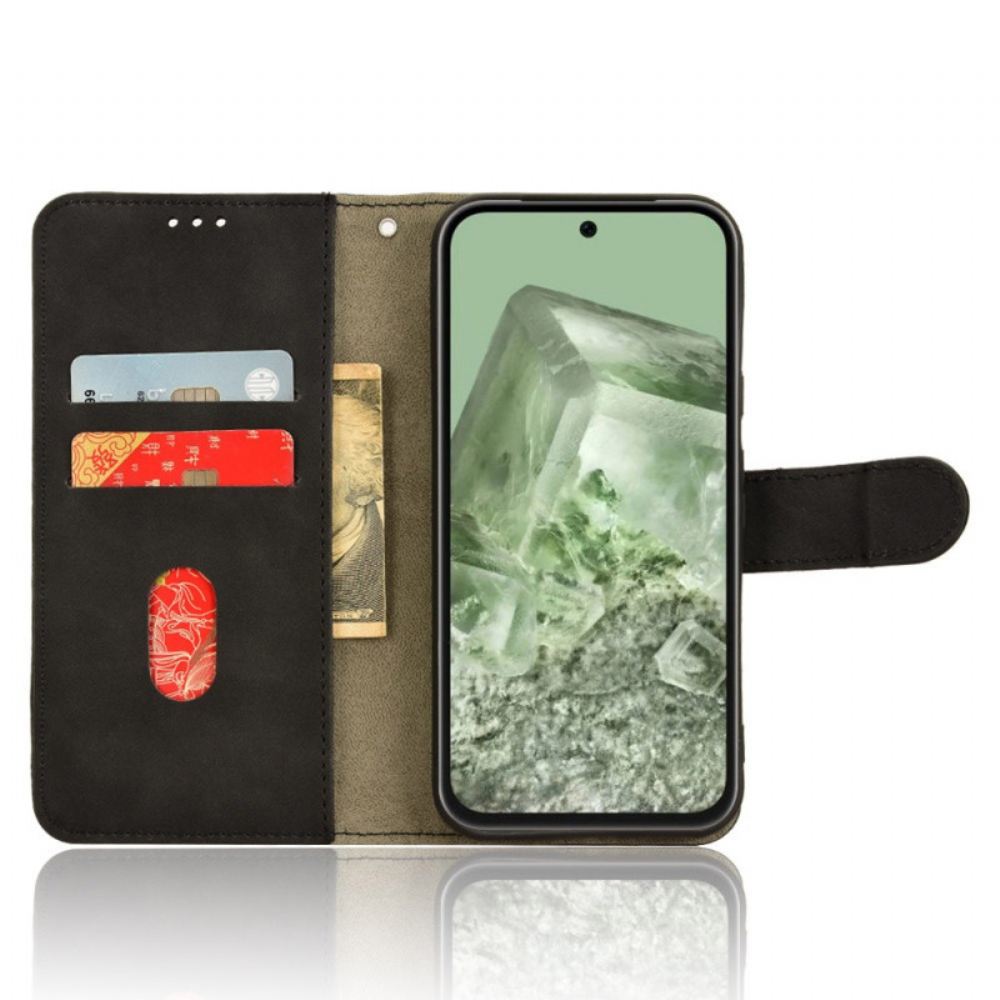 Kožený Kryt Google Pixel 8a Peněženka Na Popruh