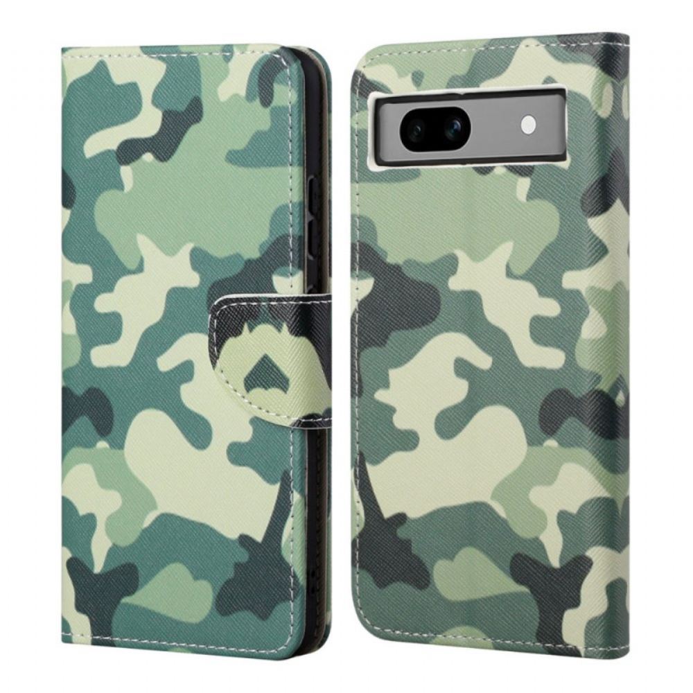 Kožený Kryt Na Google Pixel 8a Kamufláž
