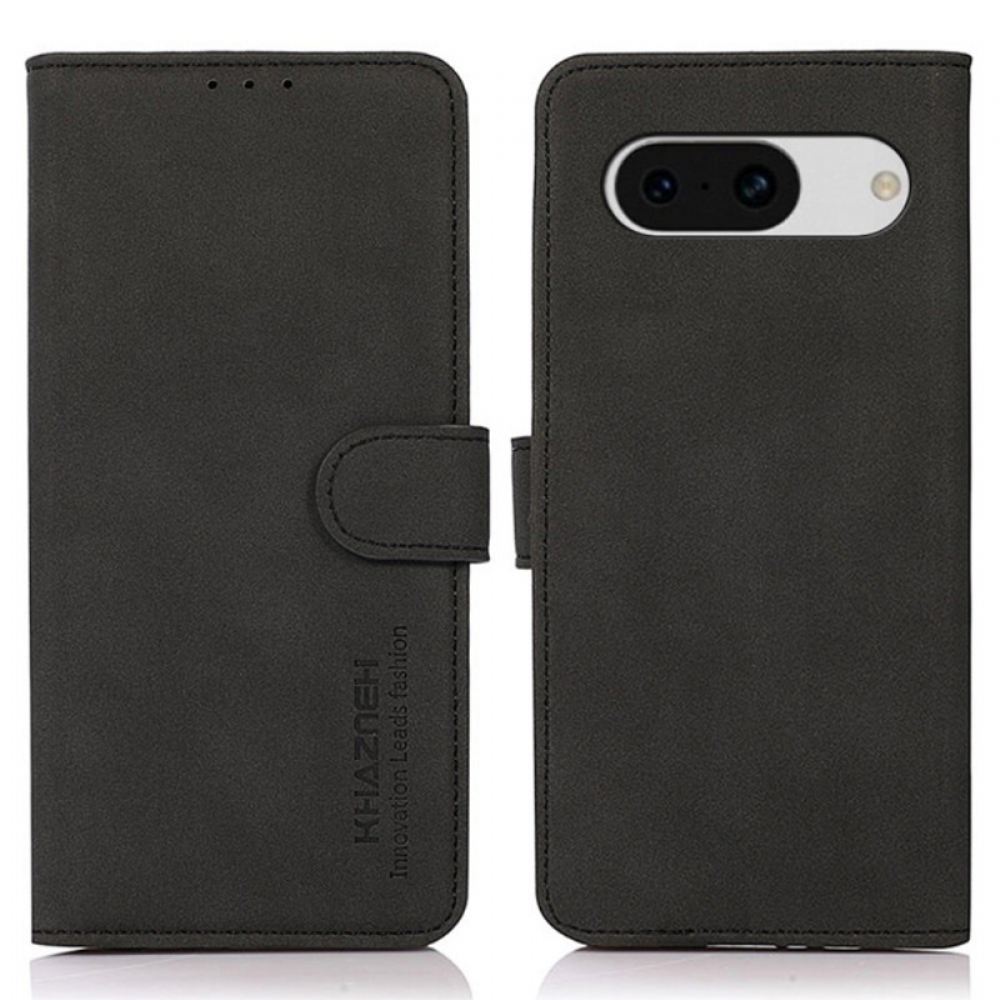 Kožený Kryt Na Google Pixel 8a Magnetická Spona Khazneh