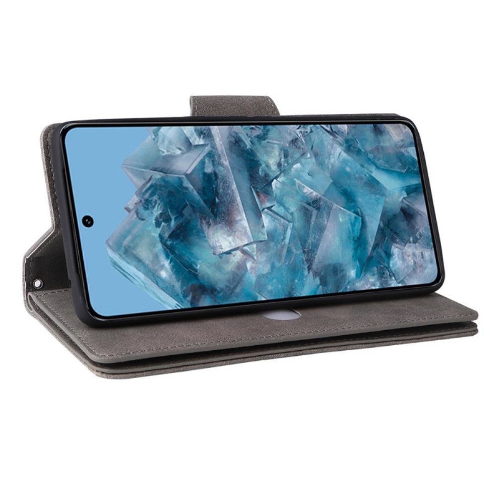 Kožený Kryt Na Google Pixel 8a Přední Kapsa