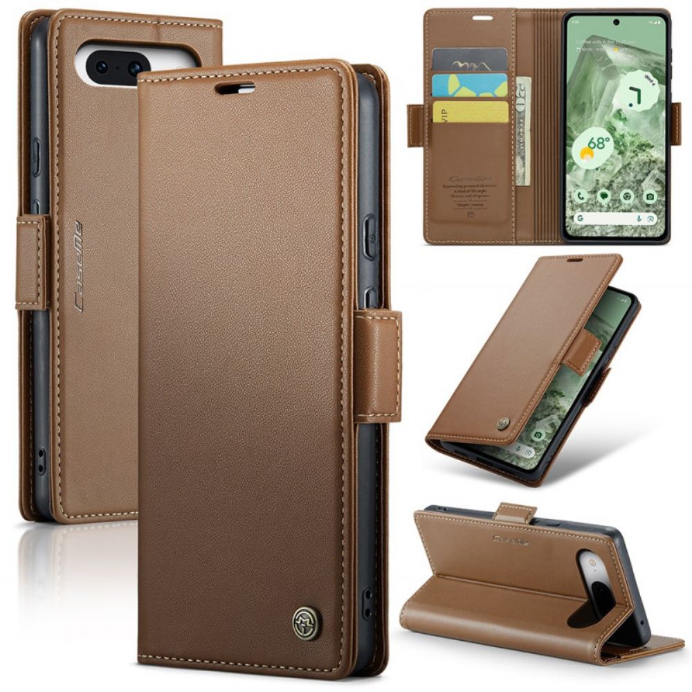 Kožený Kryt Na Google Pixel 8a S Caseme Rfid Blokováním