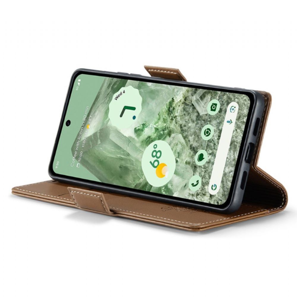 Kožený Kryt Na Google Pixel 8a S Caseme Rfid Blokováním