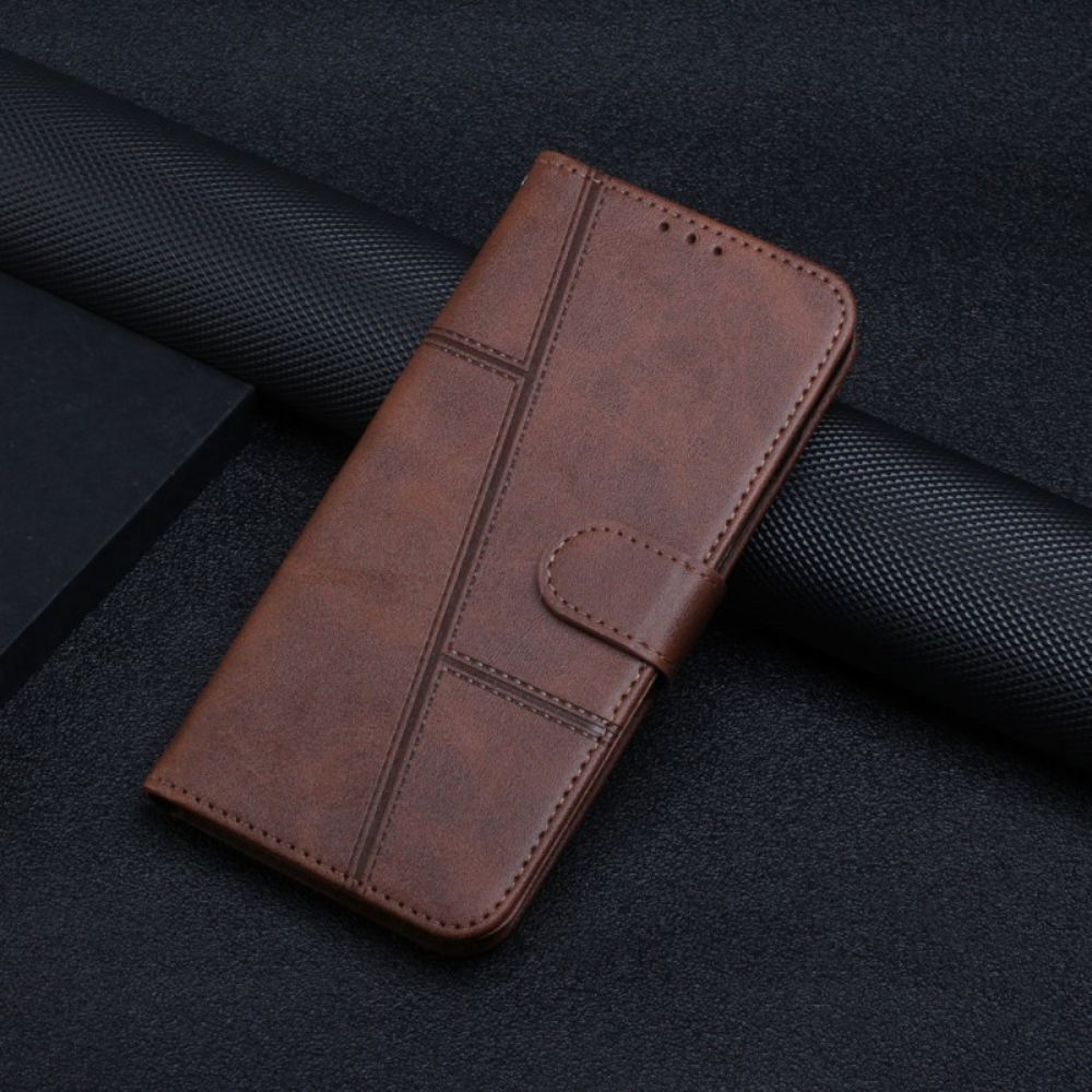 Kožený Kryt Na Google Pixel 8a Textura Lýtka S Páskem