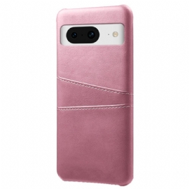 Kryt Na Google Pixel 8a Kožený Držák Karet S Efekty