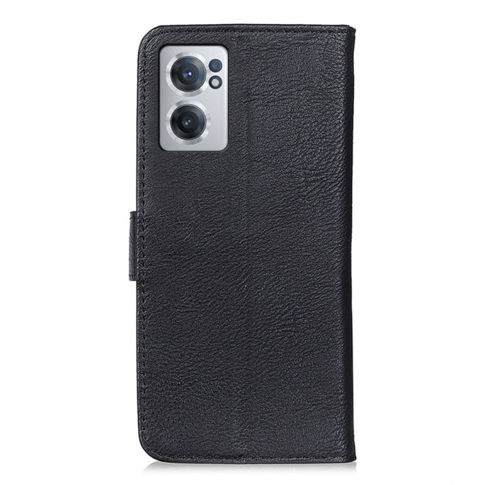 Flipové Pouzdro Na OnePlus Nord CE 2 5G Imitace Kůže Kazneh