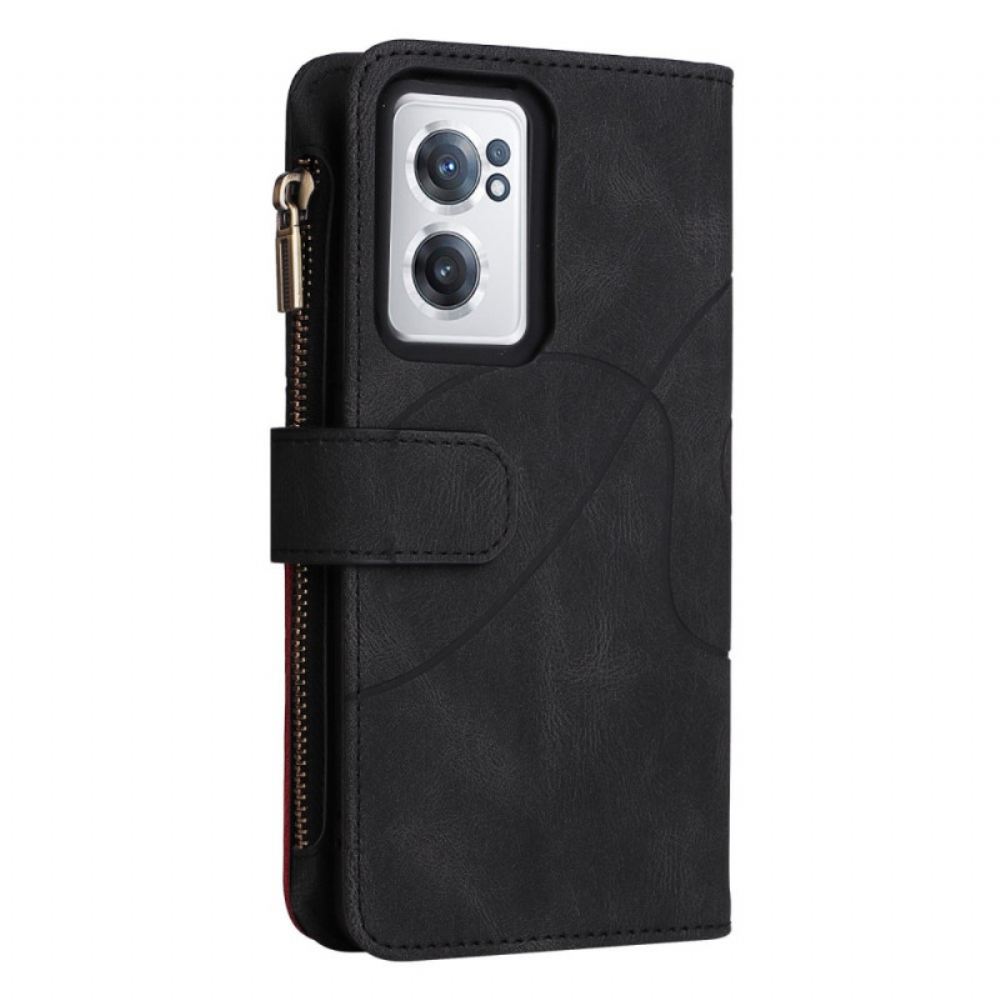 Flipové Pouzdro Na OnePlus Nord CE 2 5G Peněženkové Pouzdro Multifunkční Peněženka
