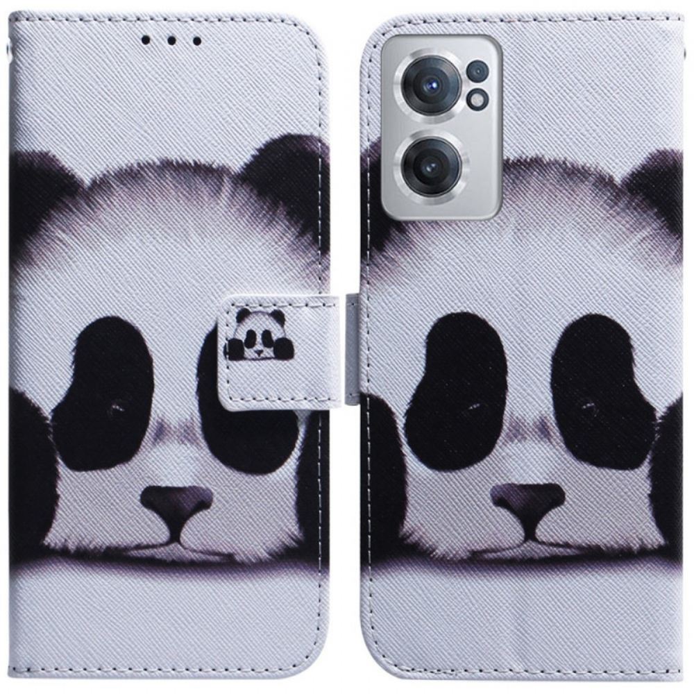 Flipové Pouzdro Na OnePlus Nord CE 2 5G Smutná Panda