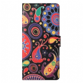 Kožené Pouzdro Na OnePlus Nord CE 2 5G Psychedelie