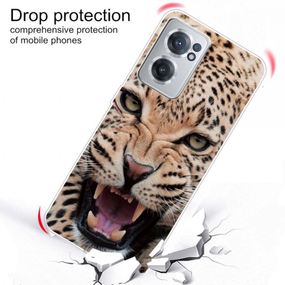 Kryt Na OnePlus Nord CE 2 5G Agresivní Leopard