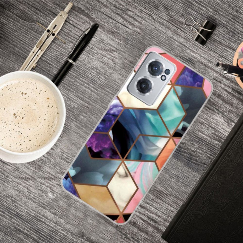 Kryty Na Mobil Na OnePlus Nord CE 2 5G Dlaždice A Textury
