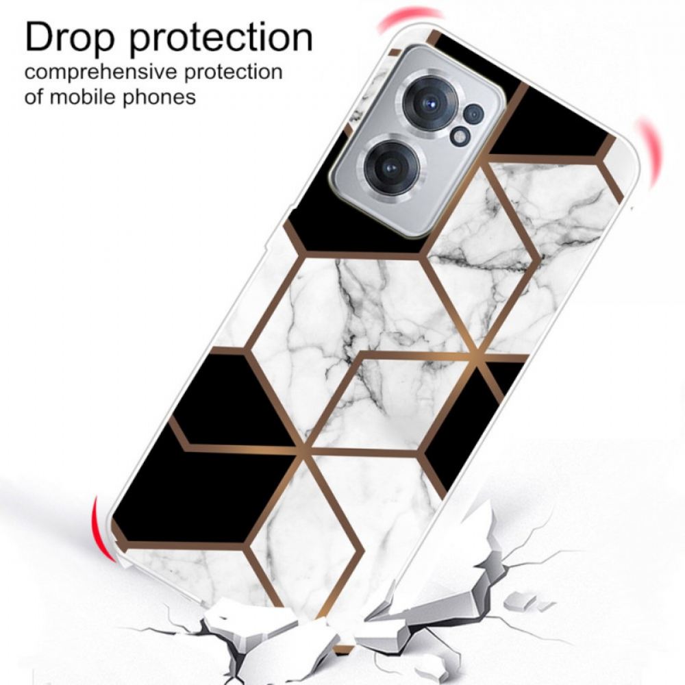 Kryty Na Mobil Na OnePlus Nord CE 2 5G Mramorová Šachovnice