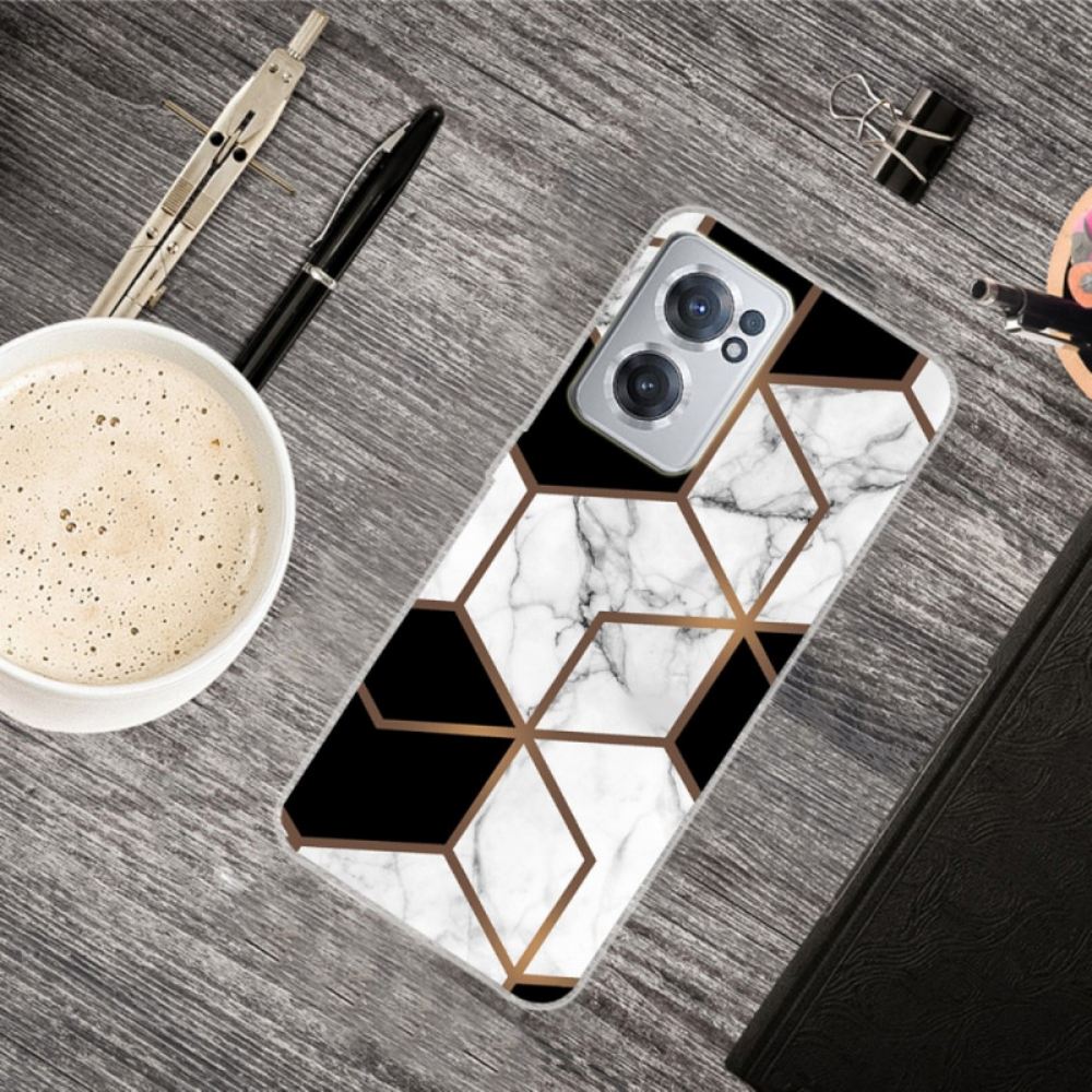 Kryty Na Mobil Na OnePlus Nord CE 2 5G Mramorová Šachovnice