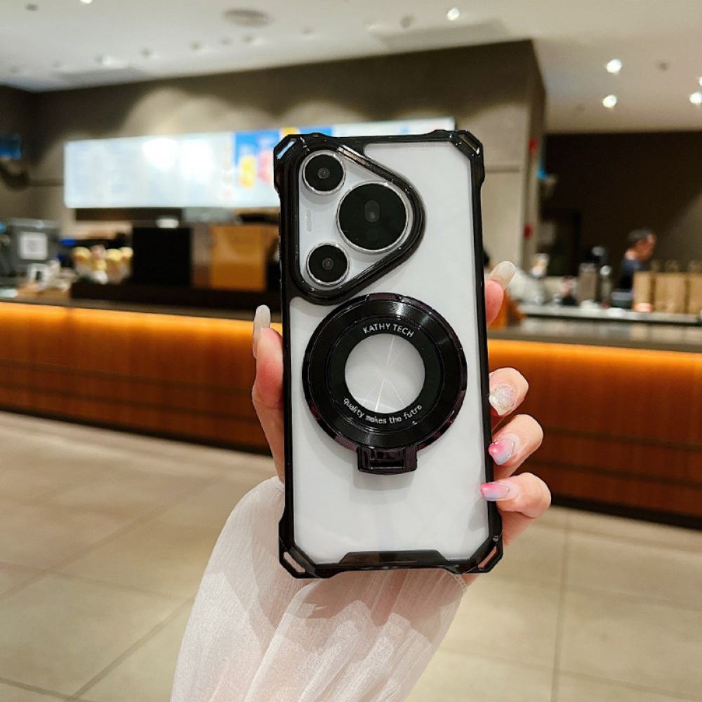 Kryt Huawei Pura 70 Pro Kryty Na Mobil Magnetický Kroužek A Podpora