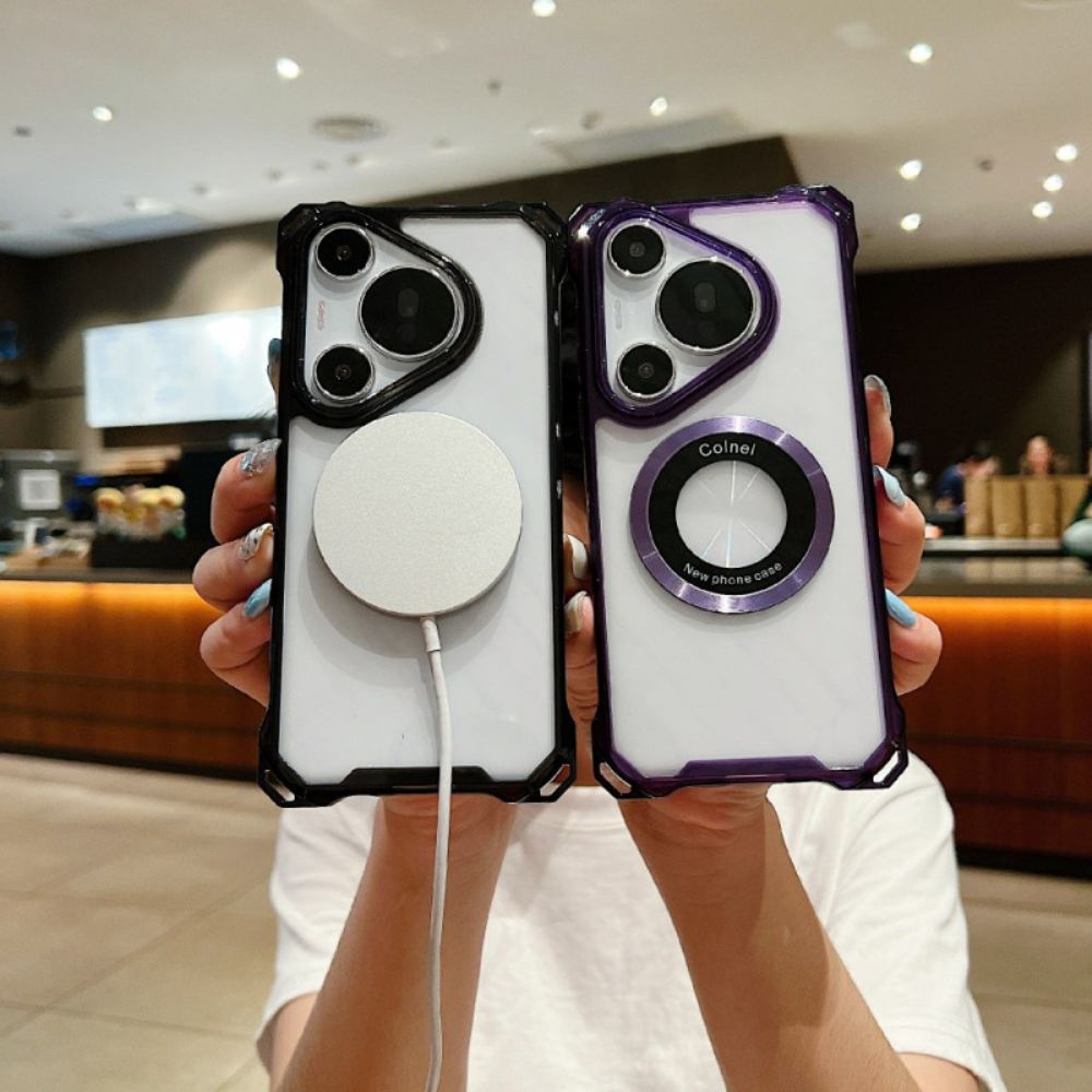 Kryt Huawei Pura 70 Pro Kryty Na Mobil Magnetický Ramenní Popruh