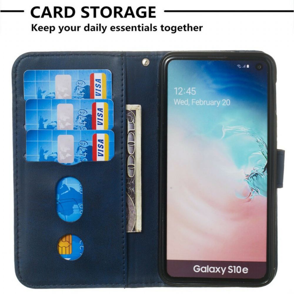 Flipové Pouzdro Na Samsung Galaxy S10e Peněženka