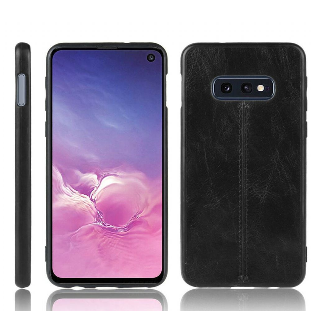 Kryt Na Samsung Galaxy S10e Efekt Kůže Ve Švu