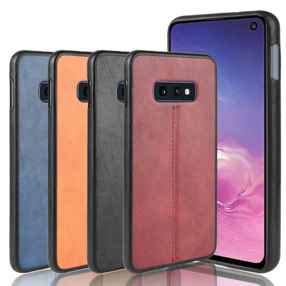 Kryt Na Samsung Galaxy S10e Efekt Kůže Ve Švu