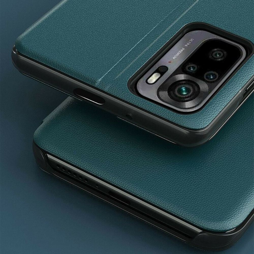 Kryty Na Mobil Na Poco M3 Pro 5G Texturovaná Umělá Kůže