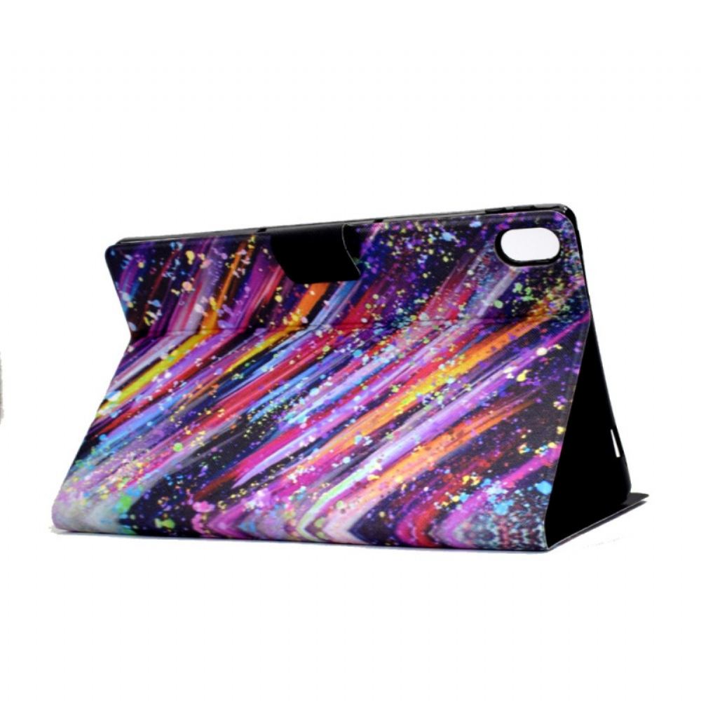 Kožený Kryt Na Samsung Galaxy Tab S11 Padající Hvězdy