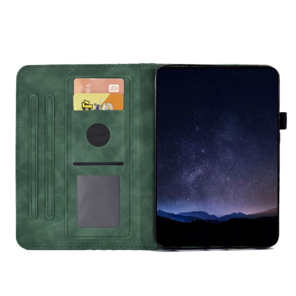 Kožený Kryt Samsung Galaxy Tab S11 Semišový Okrajový Efekt