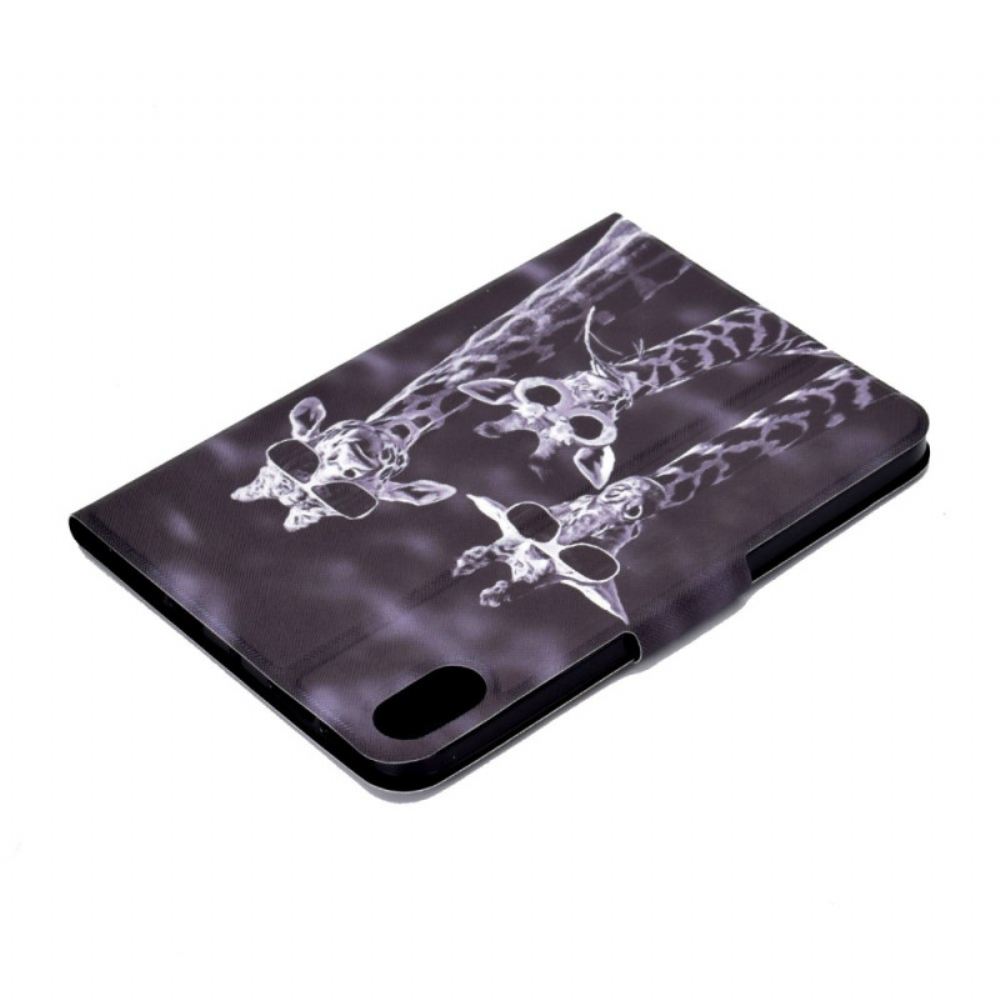 Kožený Kryt Samsung Galaxy Tab S11 Tři Žirafy