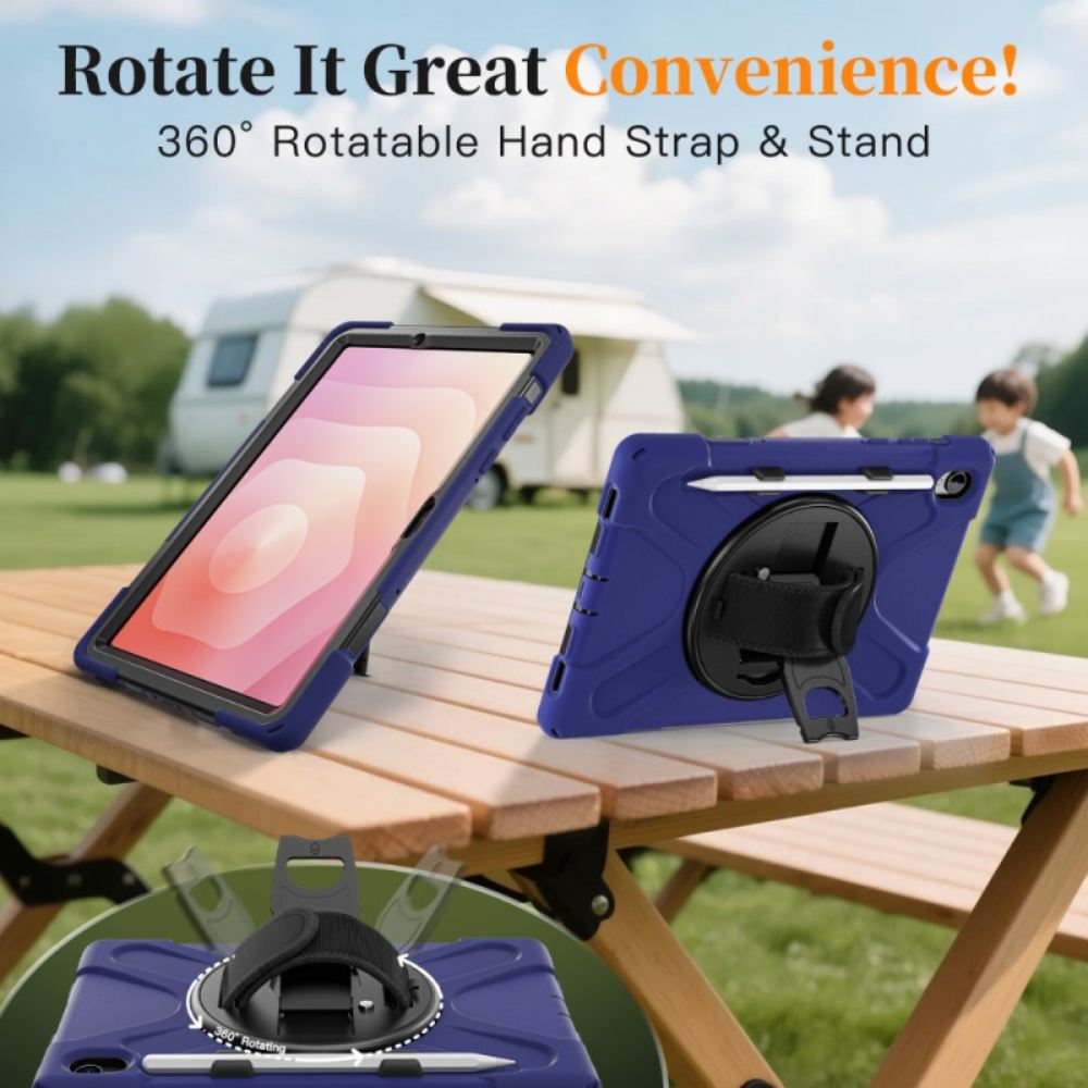 Kryt Samsung Galaxy Tab S11 Kryty Na Mobil Ultra Odolný S Držákem Stylusu A Ramenním Pouzdrem Popruh
