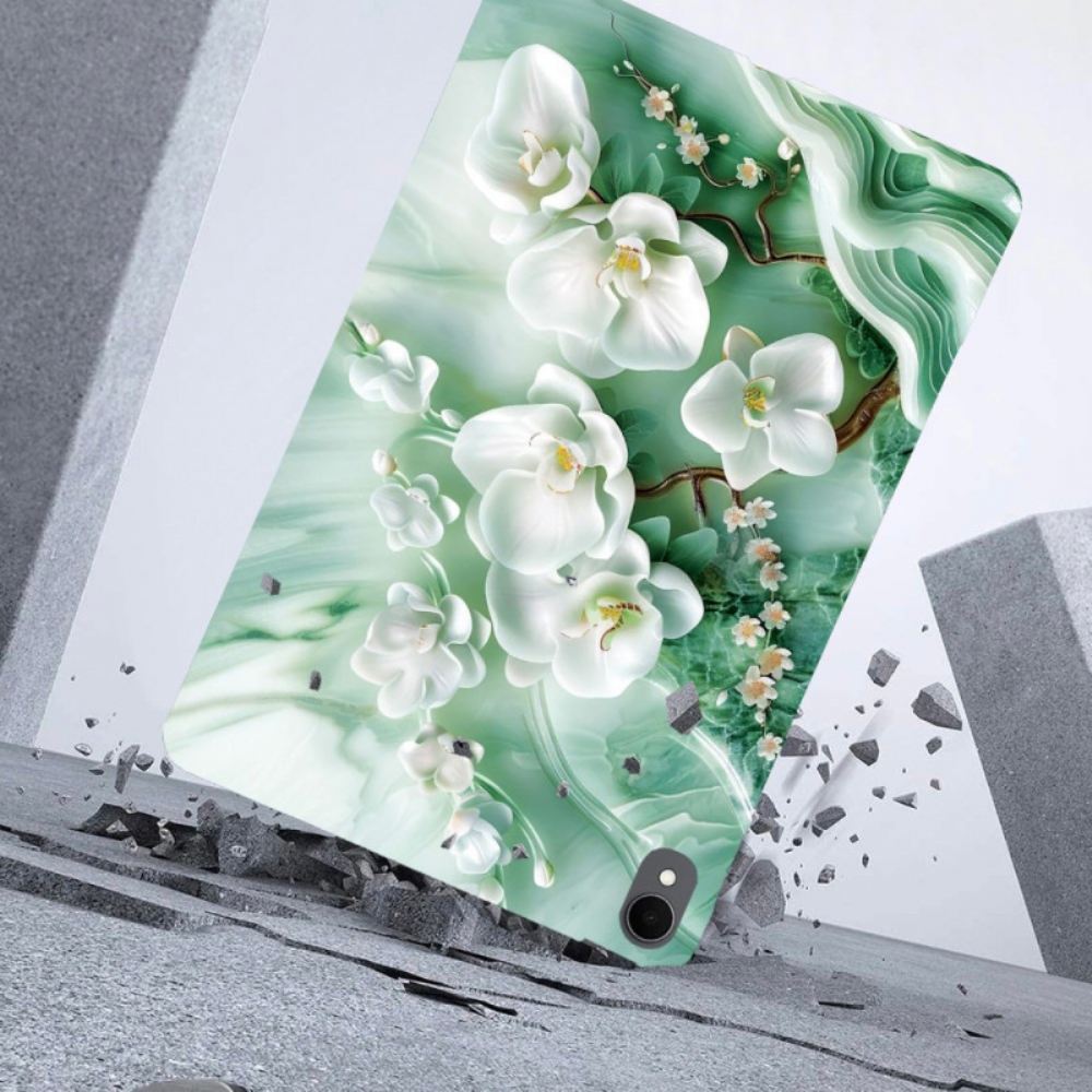 Kryt Samsung Galaxy Tab S11 Nefritové Květiny