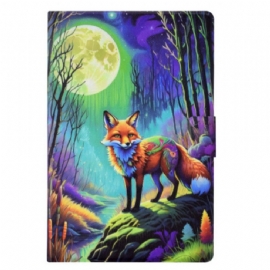 Peněženková Pouzdra Samsung Galaxy Tab S11 Kryty Na Mobil Liška V Měsíčním Světle