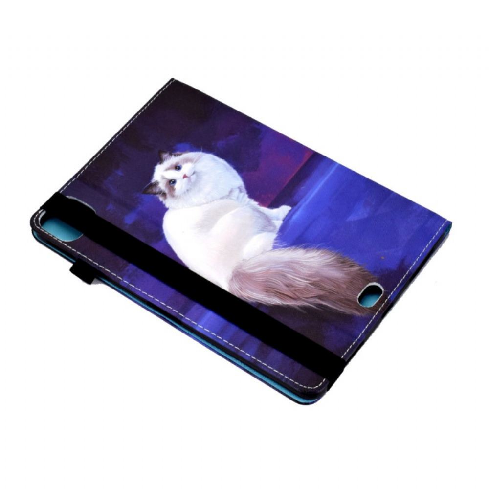 Pouzdra Na iPad Air (2022) Bílá Kočka