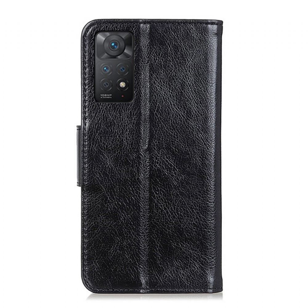 Flipové Pouzdro Na Xiaomi Redmi Note 11 Pro 4G / 5G Dělená Kůže Nappa