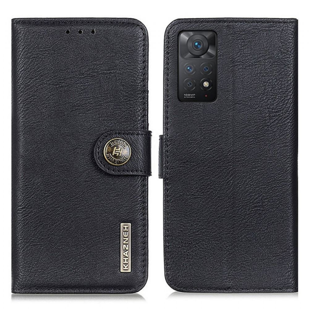 Flipové Pouzdro Na Xiaomi Redmi Note 11 Pro 4G / 5G Imitace Kůže Khazneh