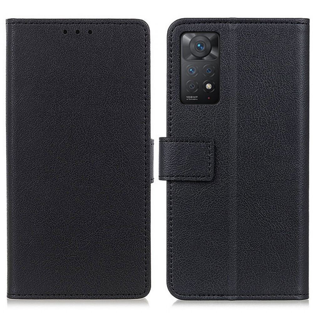 Flipové Pouzdro Na Xiaomi Redmi Note 11 Pro 4G / 5G Klasický Kožený Styl