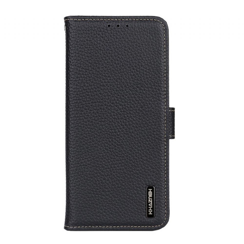 Flipové Pouzdro Na Xiaomi Redmi Note 11 Pro 4G / 5G Originální Khazneh Litchi Kůže