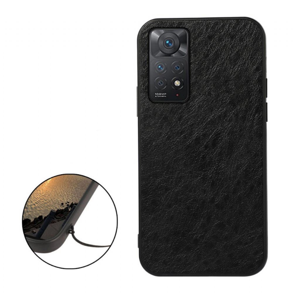 Kryt Na Xiaomi Redmi Note 11 Pro 4G / 5G Texturovaná Umělá Kůže