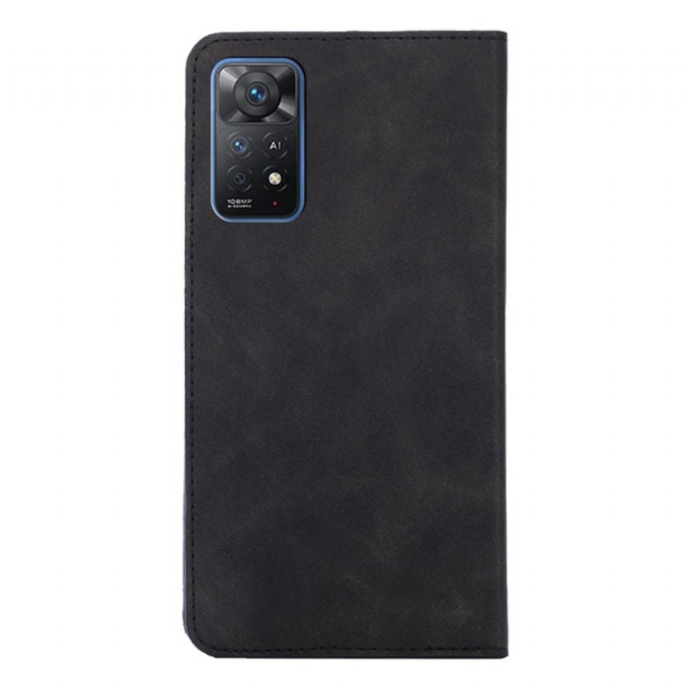 Kryty Na Mobil Na Xiaomi Redmi Note 11 Pro 4G / 5G Flipové Pouzdro Design Na Dotek Pokožky