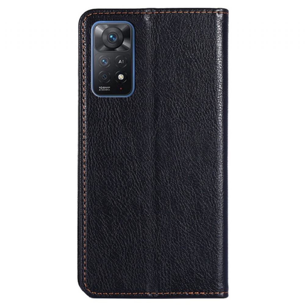 Kryty Na Mobil Na Xiaomi Redmi Note 11 Pro 4G / 5G Flipové Pouzdro Prošívání Z Umělé Kůže