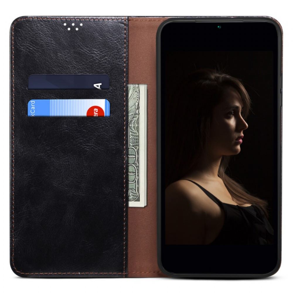 Kryty Na Mobil Na Xiaomi Redmi Note 11 Pro 4G / 5G Flipové Pouzdro Voskovaná Umělá Kůže